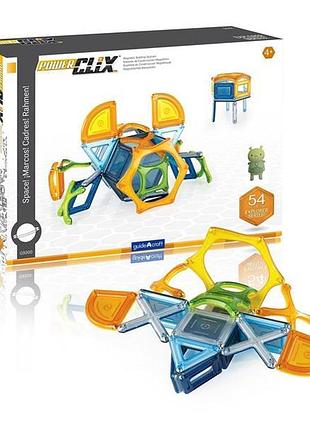 Магнитный конструктор guidecraft powerclix explorer series космос, 54 детали (g9470) 4931483