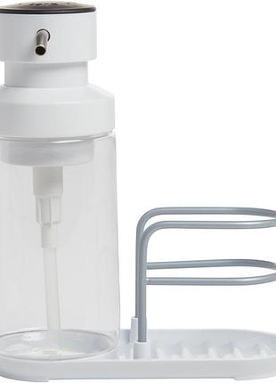 Дозатор для моющего средства c подставкой для губки kitchenaid sinkware keg887oswh 350 мл белый 5126916