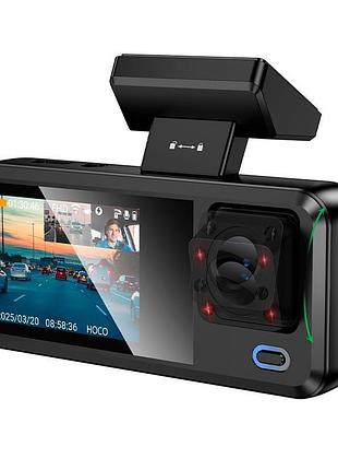 Відеорегістратор hoco rear camera driving recorder dv15 |2" ips, 720p/30fps, wifi| 5125836 3