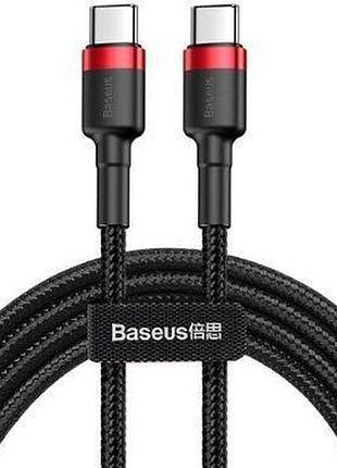 Кабель baseus cafule type-c 3a 1m, black+red (catklf-g91) 4772366