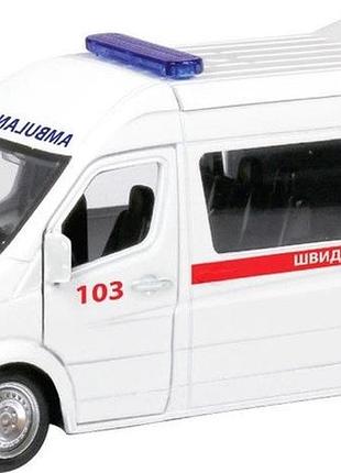 Машинка инертная techno drive mercedes benz sprinter скорая помощь 250344u 4627638