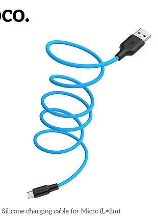 Кабель hoco micro usb silicone x21 plus |2m, 2.4a| 4757520 6