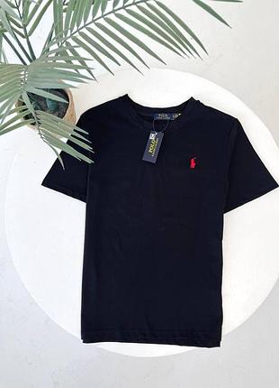 Мужская футболка polo ralph lauren черная m (b)