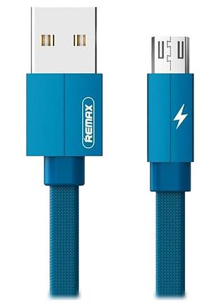 Кабель micro usb 1 м kerolla синий remax rc-094m 3707305