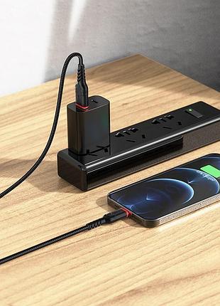 Кабель hoco lightning victory charging data cable x59 |1m, 2.4a| 4757351 5