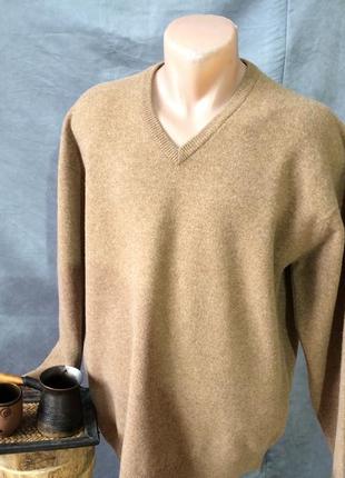 Тёплый пуловер peter scott из 100% шерсти, шотландия4 фото