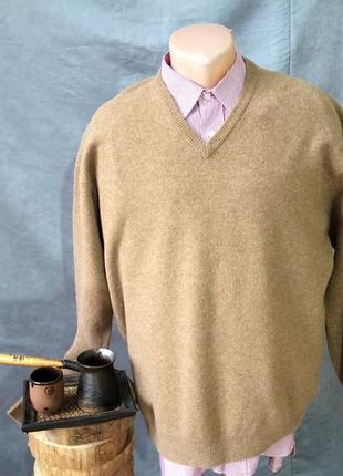 Тёплый пуловер peter scott из 100% шерсти, шотландия3 фото