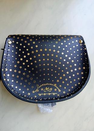 Нова жіноча шкіряна сумка через плече the cambridge satchel company mini tassel bag кросбоді з биркою принт зірки англія.