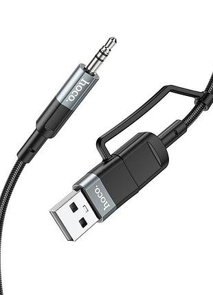 Кабель hoco type-c+usb 2-in-1 digital audio conversion cable upa23 |1m, dac| 5104194 3