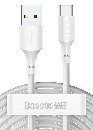Кабель baseus type-c simple wisdom data cable kit |1.5m, 5a| (2pcs-set) (tzcatzj-02) 4945599