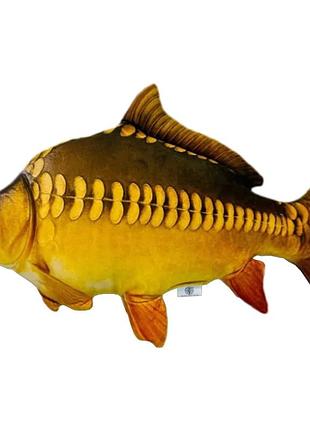 Детская мягкая игрушка "зеркальный карп" carp-m, размер 50 см