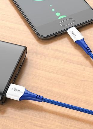 Кабель hoco micro usb ferry charging data cable x70 | 1m, 2.4a | 4757546 6