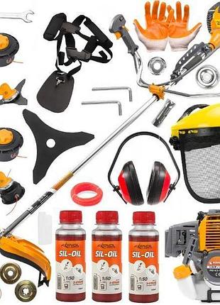 Бензокоса powermat 6 км + аксесуари (польща) 5104256
