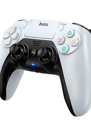 Игровой контроллер hoco phoenix ps4/pc wireless game controller ga1 |8h, bt4.2, 3.5mm, trackpad, rgb| 5169029