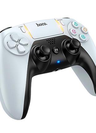 Игровой контроллер hoco phoenix ps4/pc wireless game controller ga1 |8h, bt4.2, 3.5mm, trackpad, rgb| 5169029 9