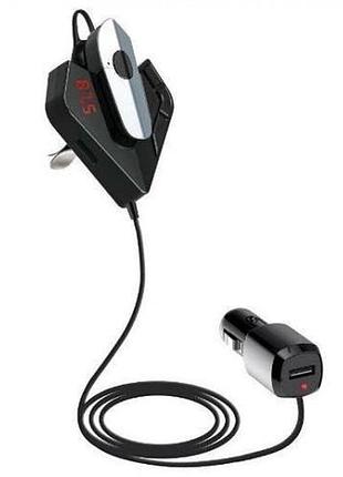 Трансмітер fm v11 bt з bluetooth гарнітурою модулятор, блютуз фм передавач для автомагнітоли 4517298