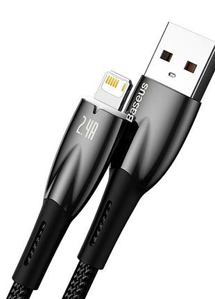Кабель baseus lightning glimmer series fast charging data cable |1m, 2.4a| 4757440 7