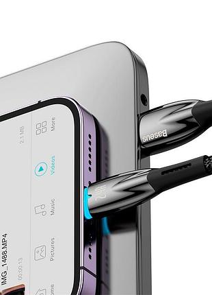 Кабель baseus lightning glimmer series fast charging data cable |1m, 2.4a| 4757440 8