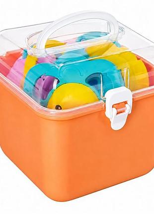 Набір дитячих брязкалець "baby rattle" 3172(orange) у наборі 5 штук
