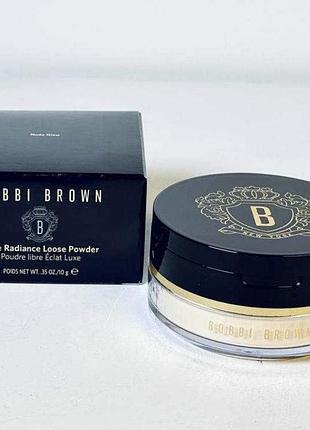 Пудра для обличчя bobbi brown luxe radiance loose/ тон pure glow/10 g