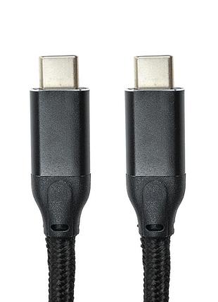 Кабель san guan usb 3.0 type-c - type-c pd 60w, 3м, черный 4644845