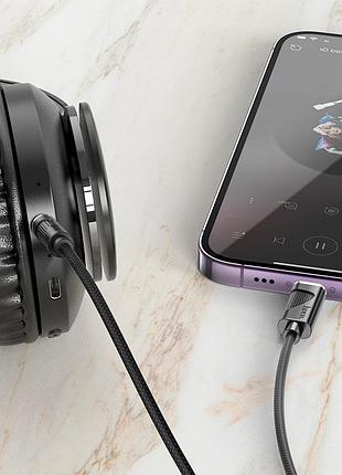 Кабель hoco friend digital audio conversion cable aux to lightning upa30 |1m, dac| 4945614 2