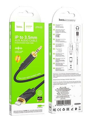 Кабель hoco friend digital audio conversion cable aux to lightning upa30 |1m, dac| 4945614 5