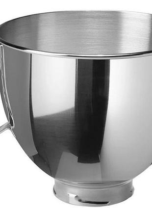 Чаша для миксера kitchenaid 5k5thsbp 4.8 л серебристая 5156900