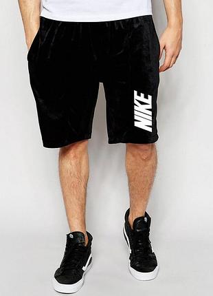 Шорты nike ( найк ) чёрные вертикальный принт