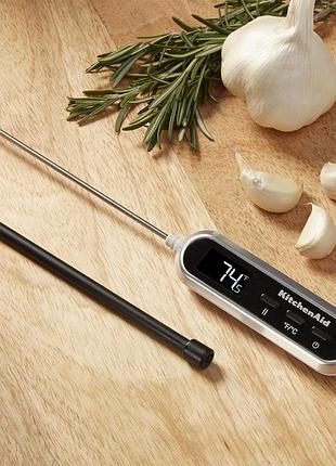 Термометр кухонний kitchenaid measuring kq905g 1.8х3х25.5 см серебристый 5168196
