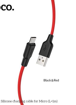 Кабель hoco micro usb silicone x21 plus |1m, 2.4a| 4757511 10