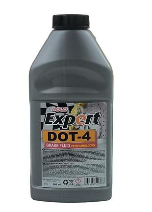 Тормозная жидкость dot 4 (0,5 л) expert polo
