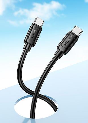 Кабель hoco type-c to type-c surpass charging data cable x115 |1m, 60w/3a| 5125815 4