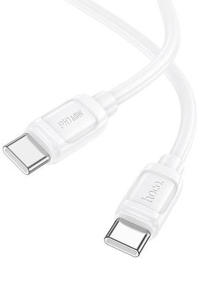 Кабель hoco type-c to type-c surpass charging data cable x115 |1m, 60w/3a| 5125815 7