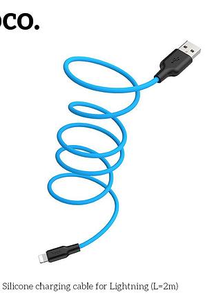 Кабель hoco lightning silicone x21 plus |2m, 2.4a| 4809933 6