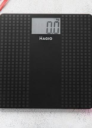 Ваги для підлоги magio mg-801 180 кг чорні 5006980