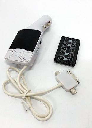 Автомобільний fm трансмітер модулятор cm i19a sd/usb, фм трансмітер модулятор блютуз в прикурювач 5059202