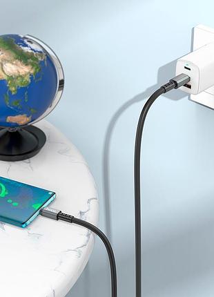 Кабель hoco type-c to type-c strength charging data cable x85 |1m, 60w, 3a| 4757607 4