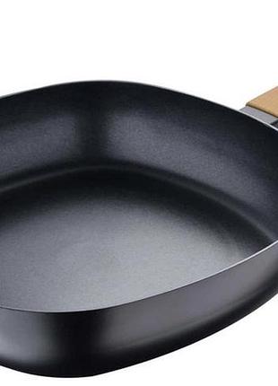 Сковорода-гриль bergner earth black bg-34625-bk 28х28 см чорна 4814287