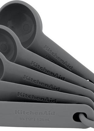 Набор мерных ложек kitchenaid coreline kqg057ohcgg 5 шт серый 5087613
