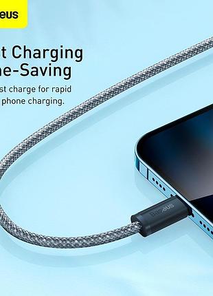 Кабель baseus lightning dynamic series fast charging data cable |2m, 2.4a| 4757439 4