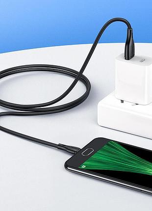 Кабель hoco micro usb ultimate silicone charging data cable x61 |1m, 2.4a| 4757528 5