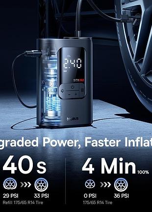 Портативный компрессор baseus gotrip va1 super mini wired inflator 22-cylinder 5220427 9