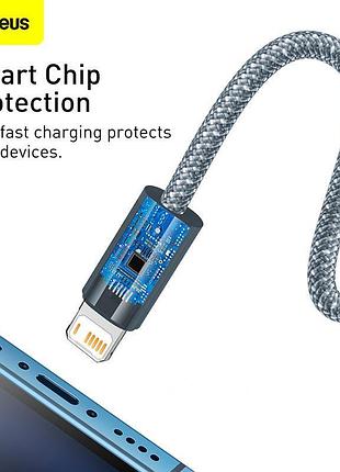 Кабель baseus lightning dynamic series fast charging data cable |1m, 2.4a| 4757438 3
