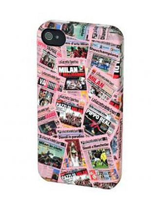 Кришка для iphone 4 "gazzetta milan" 4006525