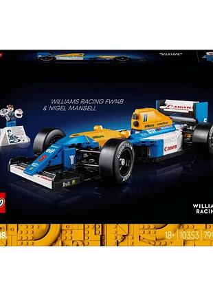 Конструктор ігровий williams racing fw14b 10353 799 деталей 5078291