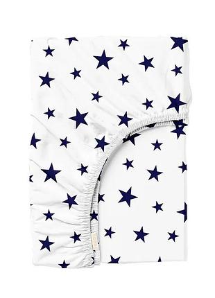 Простирадло на резинці для коляски та люльки 40x80 white stars 5133367