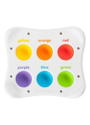 Сенсорна іграшка fat brain toys dimpl duo колір форма брайль (f208en) 4213915
