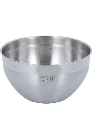 Миска gipfel horizonte gp-5349 24 см серебристая 4712263