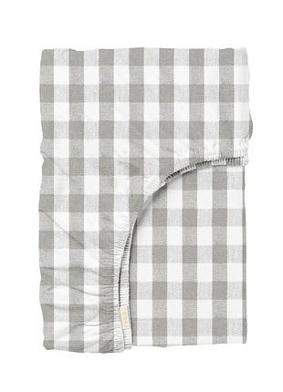 Простыня на резинке для коляски и люльки 40x80 taupe check 5133426